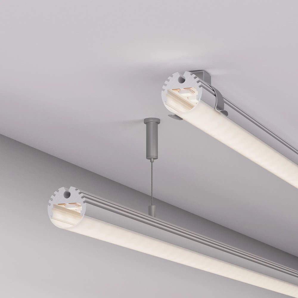 Профиль ROUND-D20-2000 ANOD (Arlight, Алюминий) 040645