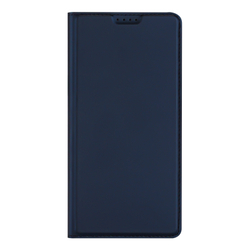 Чехол книжка из PU кожи синего цвета от Dux Ducis для Google Pixel 9a, серия Skin Pro Series Case