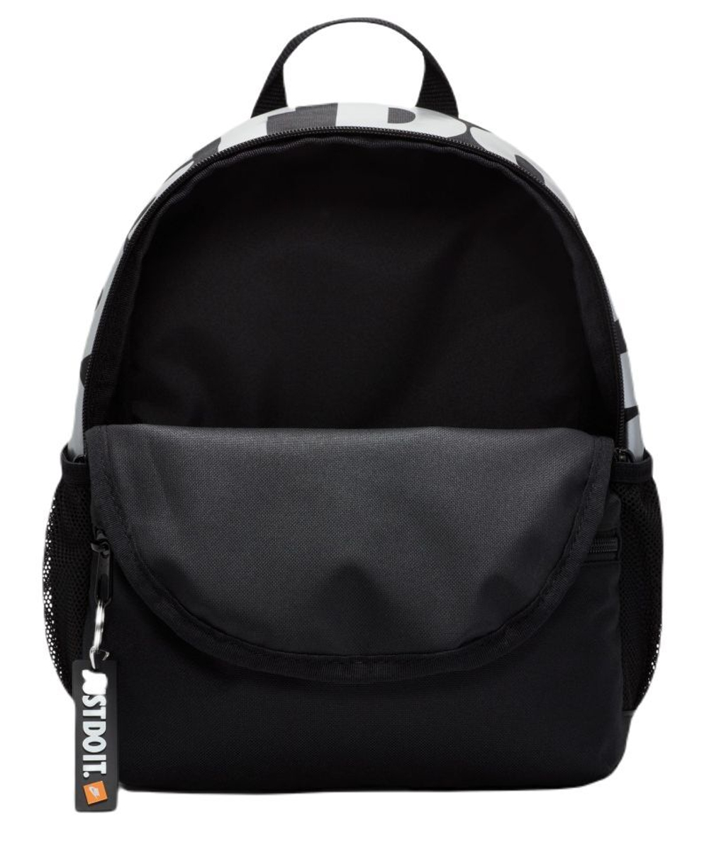 Рюкзак теннисный Plecak Nike Brasilia JDI Mini Backpack - black/metallic silver