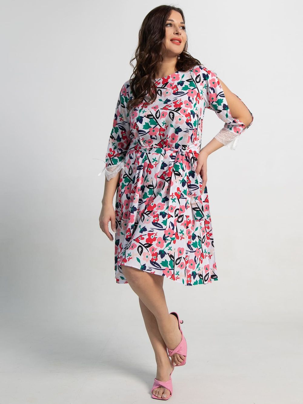 Платье Яна (белое) П15632-33М LT Collection