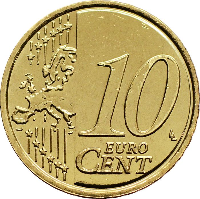 10 евроцентов 2011 Бельгия (10 euro cent)
