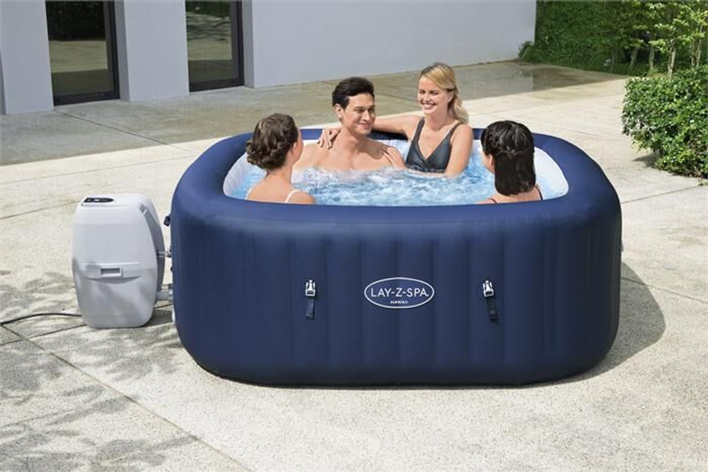 Аэромассажный бассейн Bestway Lay-Z-SPA 60021 Hawaii AirJet (180х180х71)