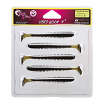 Мягкая приманка Crazy Fish Vibro Worm 4'' 10см 5шт 75-100 -