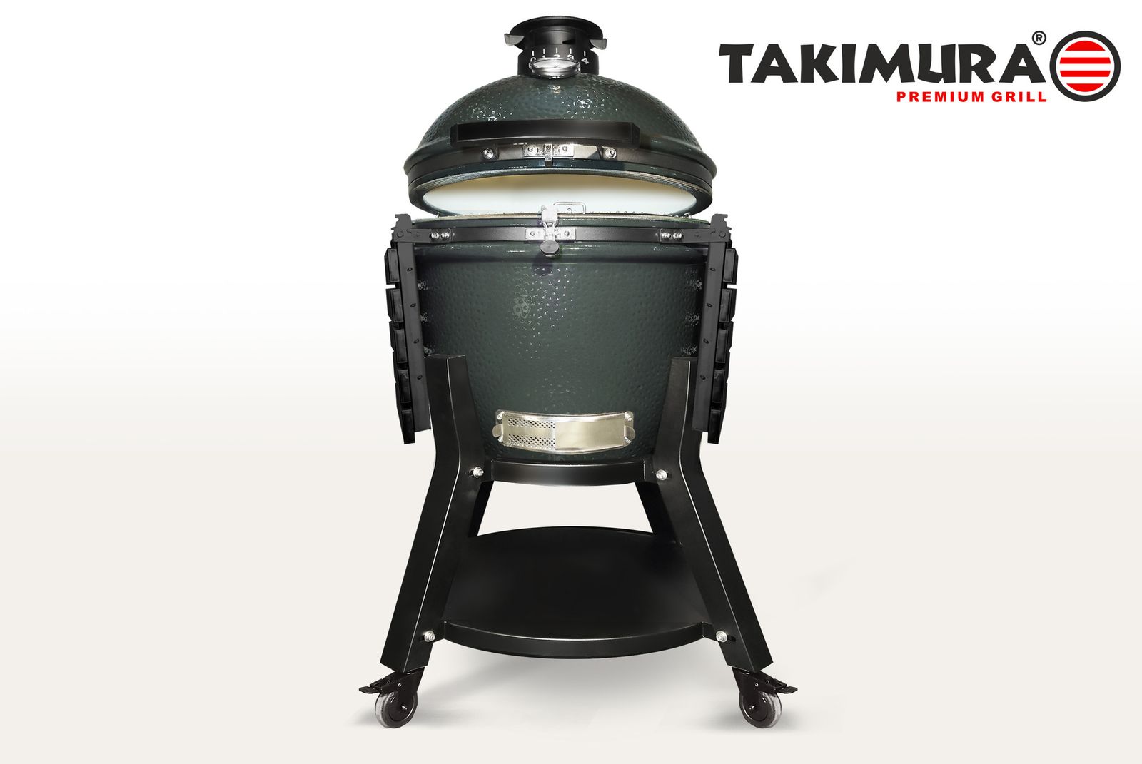 Керамический гриль Takimura 22 дюйма (графит) фото №17