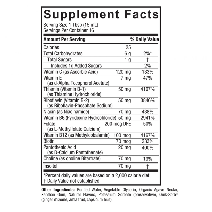 Жидкий Витамин B, Nature&#39;s Answer Vitamin B Complex Liquid, 240 мл 2