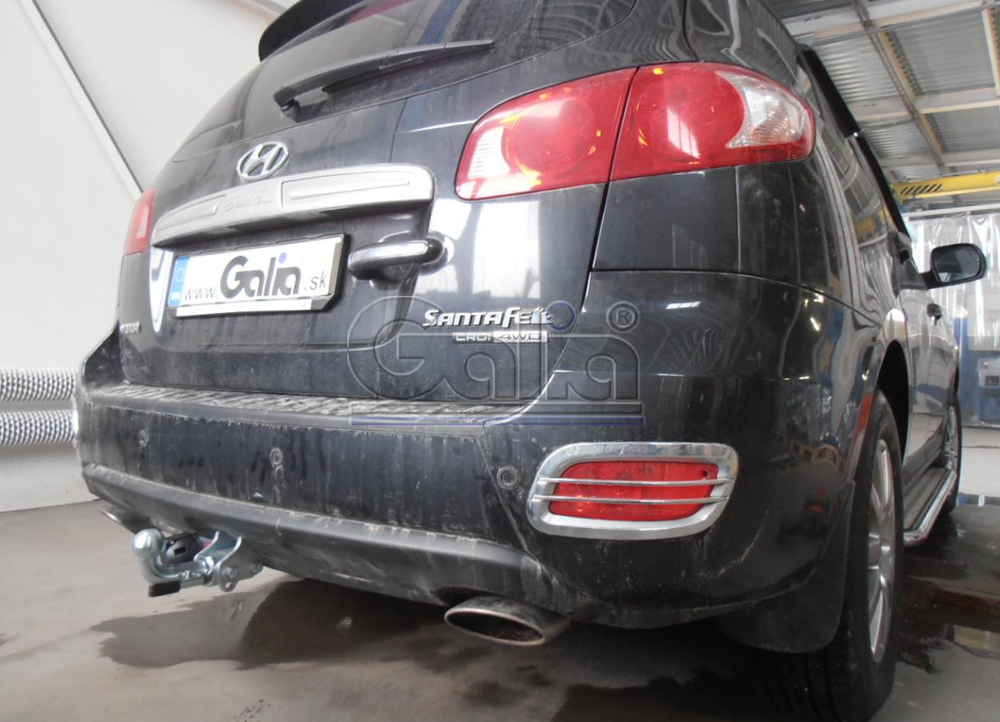Фаркоп оцинкованный Galia H069C для Hyundai Santa Fe 2006-2012, Kia Sorento 2009-2012(паспорт и сертификат в комплекте)(без электрики)