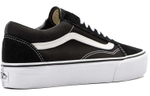 Vans Old Skool Platform Black White