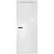 Алюминиевая дверь 3AGP вайт стекло белый триплекс