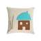Чехол для подушки Leshy 100% хлопок с домом 45 x 45 cm