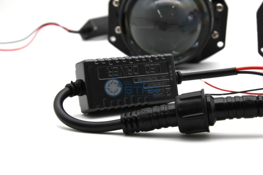 Светодиодные билед модули Aozoom A16 Bi-Led, 3.0 дюйма, крепление 3R и под гайку, драйвер внешний (комплект, 2шт)