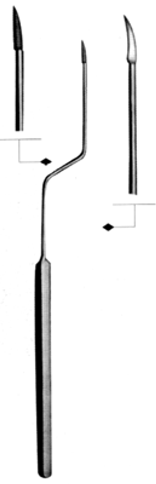 ВР- С-14 Скальпель ушной серповидный 2