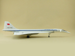 Модель самолета Ту-144 (М1:100, Аэрофлот СССР-77110) конфигурация посадочная с шасси