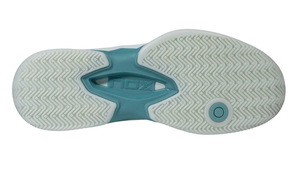Женские кросовки для Padel NOX AT10 LUX - morning mist/turquoise