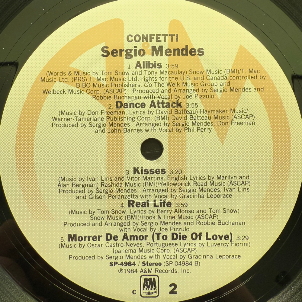 Sergio Mendes – Confetti (США 1984г.)