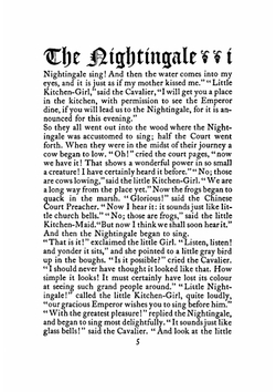 The nightingale | Ганс Христиан Андерсен; H. W. Dulcken