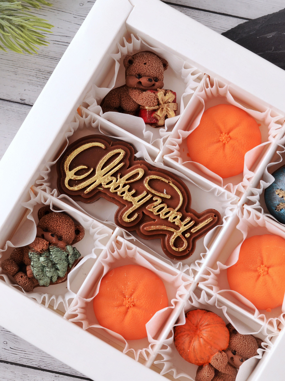 Шоколадный подарок "С новым Годом" #11 / Шоколад ручной работы