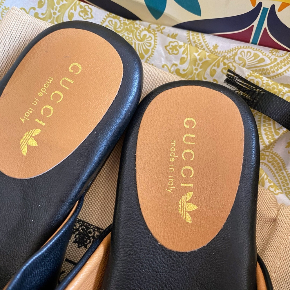 Gucci x Adidas Mules