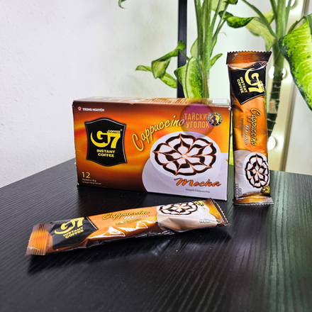 Кофе растворимый Капучино Trung Nguyen G7 Cappuchino Mocha 12 пакетиков по 18 гр