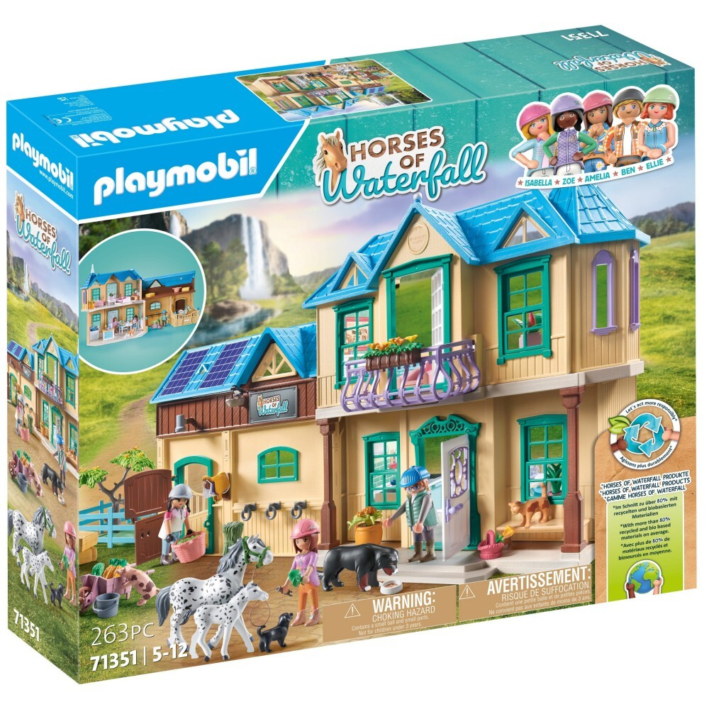 Playmobil - Ранчо Waterfall Horses of Waterfall 71351 / артикул   71351  / GTIN 4008789713513