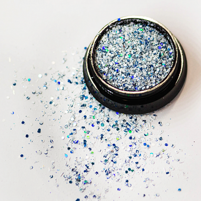 АФН, Глиттер "Megamix" в черной банке QTB42, 1 шт