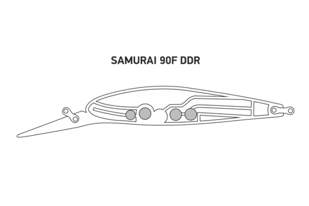Воблер LureMax SAMURAI 90F DDR-055 13 г.