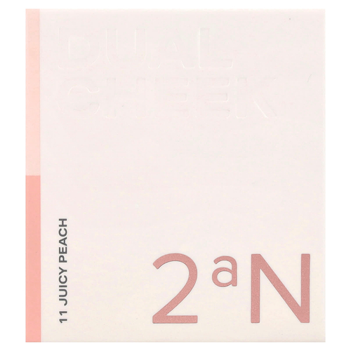 2aN, Dual Cheek, оттенок 11 «Сочный персик», 7,4 г