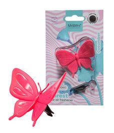 Аромадекор для автомобиля и дома FOREST БАБОЧКА (экзотический огурец) в блистере, Mr&Mrs Fragrance