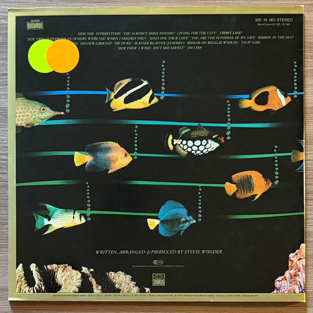 Stevie Wonder ‎– Stevie Wonder's Original Musiquarium 1 2LP (Германия 1982г.)