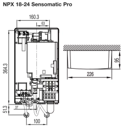 Проточный водонагреватель Electrolux NPX 18-24 Sensomatic Pro