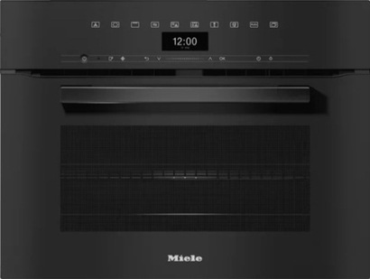 Компактный духовой шкаф с СВЧ Miele H7440BM OBSW
