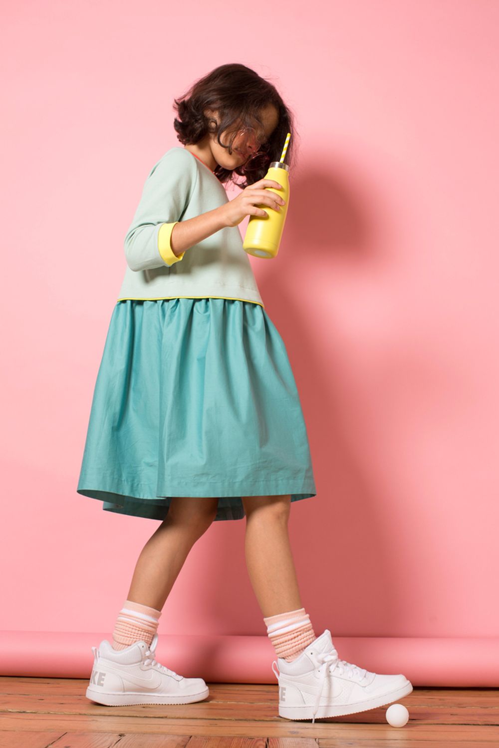 Платье с кантом АКВАМАРИН