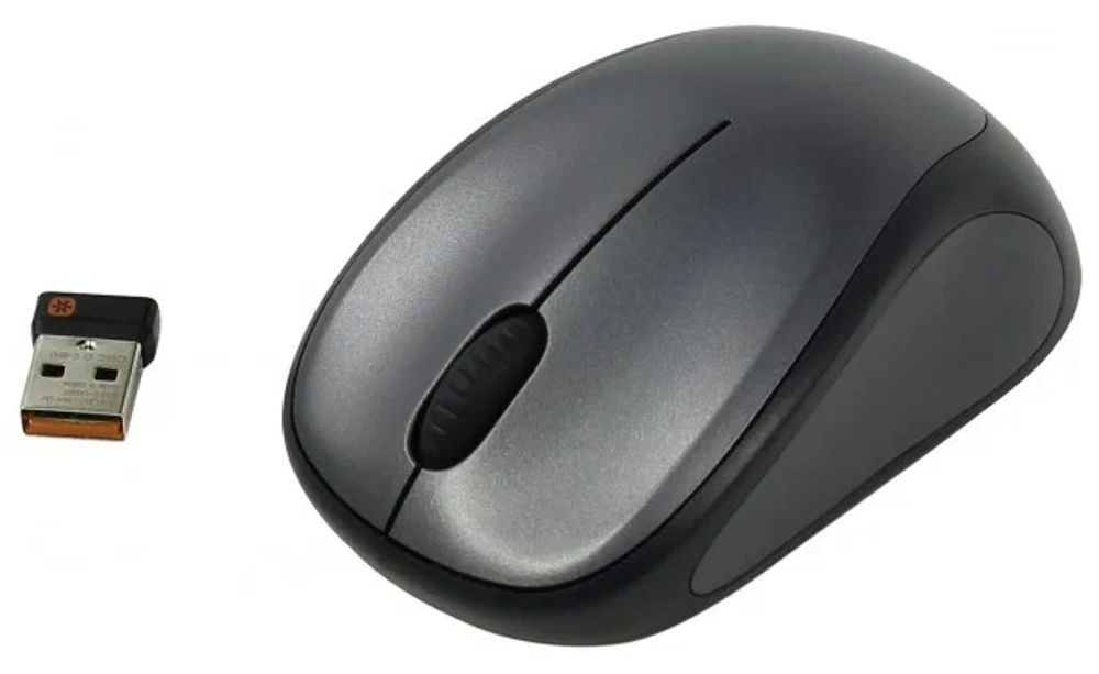 Беспроводная компактная мышь Logitech M235, серый