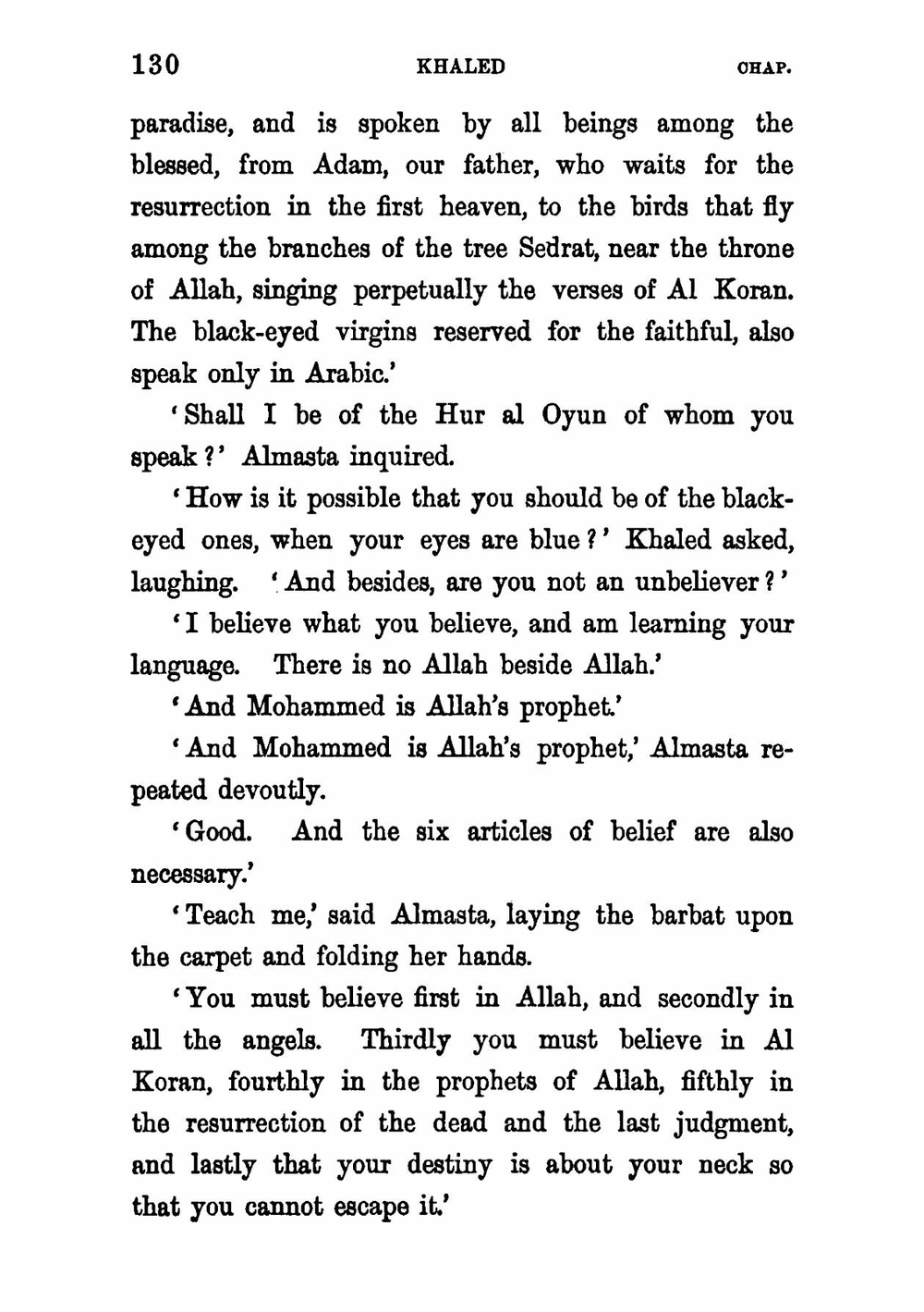 Khaled, a Tale of Arabia. Volume 2 | F. Marion Crawford