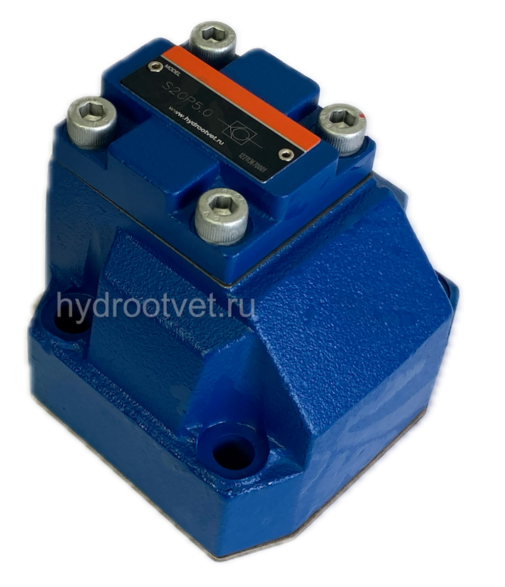 S20P3-10/ - Обратный клапан для монтажа на плиту Ду25, давление открытия 3 бар, уплотнение NBR