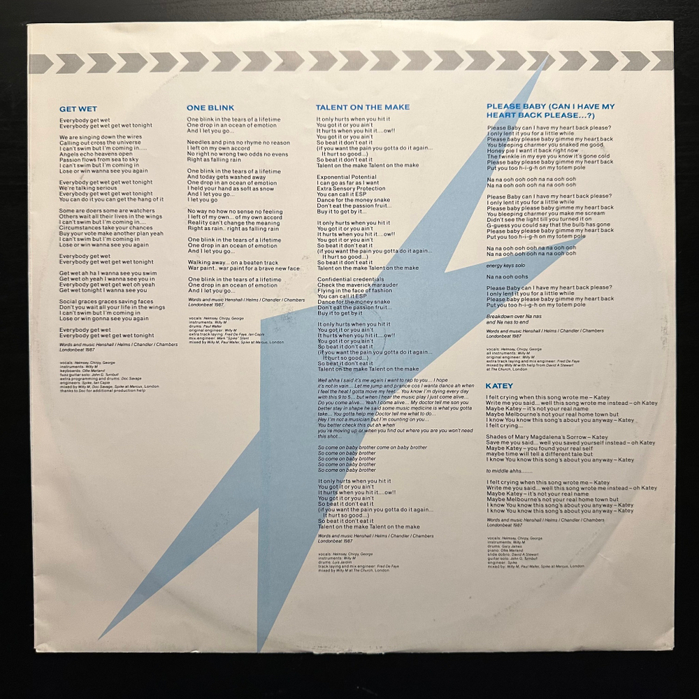 Londonbeat ‎– Speak (Германия 1988г.)