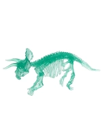 Пазл 3D кристаллический Трицератопс, 10 деталей