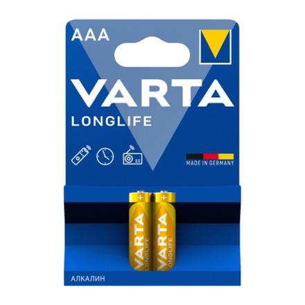 Элемент питания VARTA LONGLIFE LR03 BL2 4103 (1/10/50)