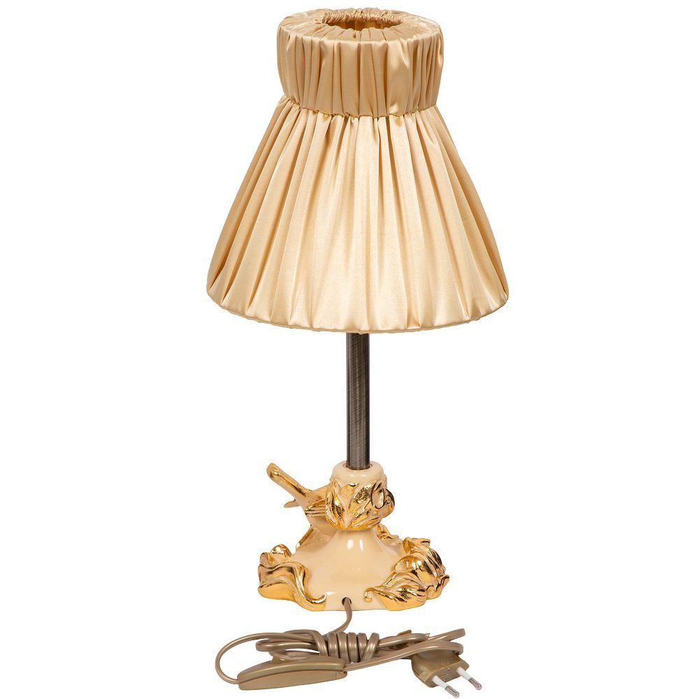 Настольная лампа Белла Айвори с абажуром Адель Айвори