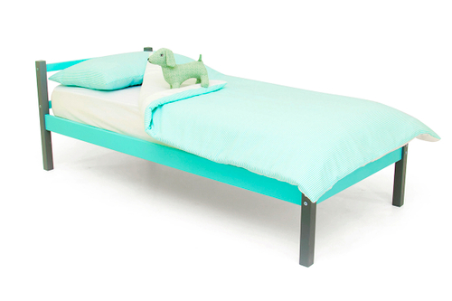 Детская кровать тахта Бельмарко Svogen графит-мятный