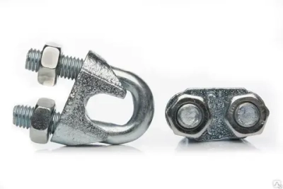 Зажим 3 мм для троса 10 шт, крепление для троса из оцинкованной стали