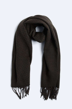 ZARA МУЖСКОЙ ШАРФ В КЛЕТКУ, РАЗНОЦВЕТНЫЙ