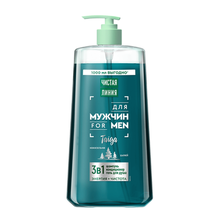 Шампунь для мужчин Чистая Линия 1000 мл