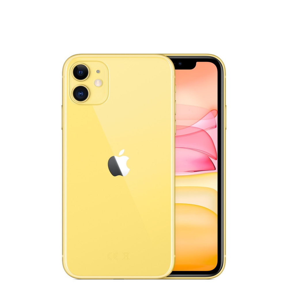 Смартфон Apple iPhone 11 64GB Yellow новая комплектация (MHDE3RU/A)