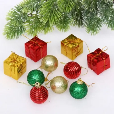 Набор украшений «Зимнее чудо» 19.5*8*8 см (20 предметов), Мультицвет