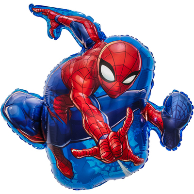 Фольгированный шар-фигура «Человек-паук в прыжке», 79 см