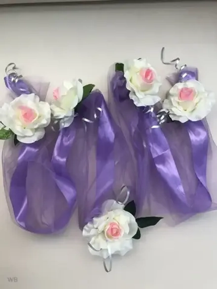 Свадебная лента на автомобиль