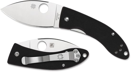 Складной нож Spyderco Lil' Lum C205GP c клинком из стали Böhler N690Co, рукоять G10