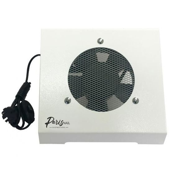Пылесборник маникюрный ParisNail (металл, белый) ND-PRO 80 Вт.