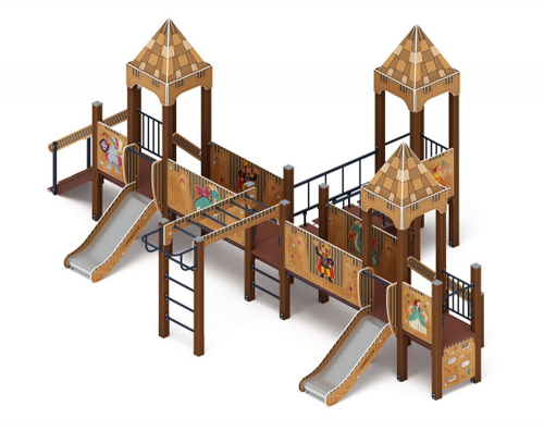 Детский игровой комплекс Королевство (Картонное) ДИК 1.15.05-22 H=750