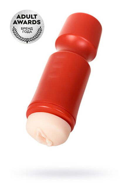 Мастурбатор TOYFA  A-Toys Denna, вагина, TPE, красный, 24 см, 7,6 см